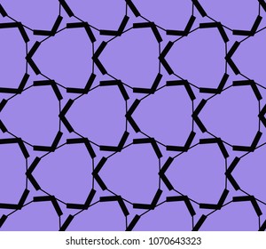 Abstract background with geometric seamless ornament. Vector illustration.