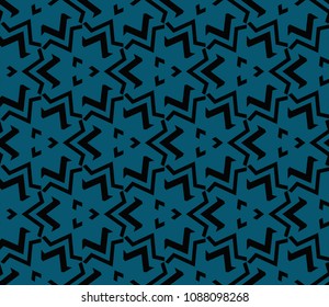 Abstract background with geometric seamless ornament. Vector illustration.