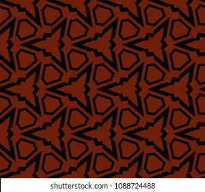 Abstract background with geometric seamless ornament. Vector illustration.