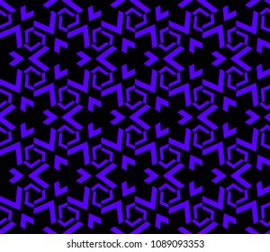 Abstract background with geometric seamless ornament. Vector illustration.