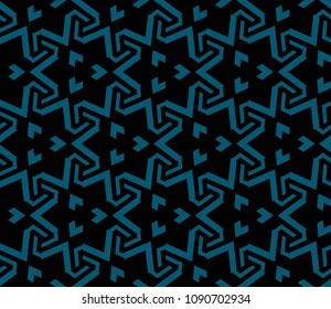 Abstract background with geometric seamless ornament. Vector illustration.