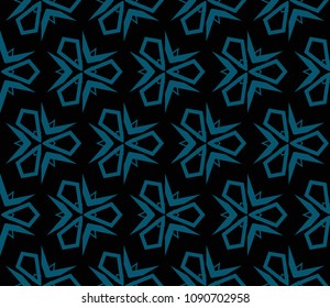 Abstract background with geometric seamless ornament. Vector illustration.