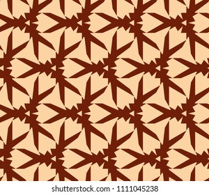 Abstract background with geometric seamless ornament. Vector illustration.