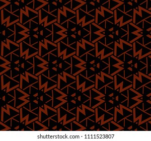 Abstract background with geometric seamless ornament. Vector illustration.