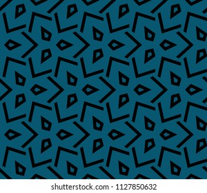 Abstract background with geometric seamless ornament. Vector illustration.