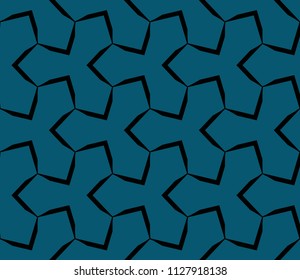 Abstract background with geometric seamless ornament. Vector illustration.
