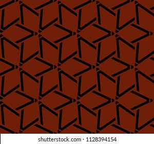 Abstract background with geometric seamless ornament. Vector illustration.