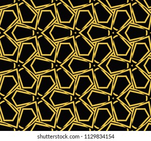 Abstract background with geometric seamless ornament. Vector illustration.