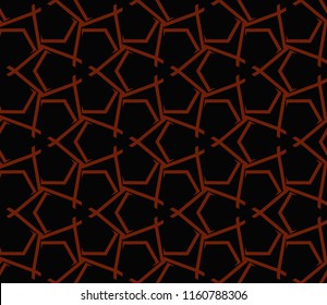 Abstract background with geometric seamless ornament. Vector illustration.