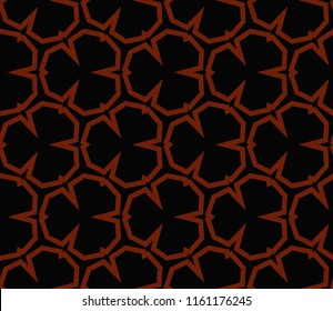 Abstract background with geometric seamless ornament. Vector illustration.
