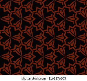 Abstract background with geometric seamless ornament. Vector illustration.