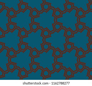 Abstract background with geometric seamless ornament. Vector illustration.