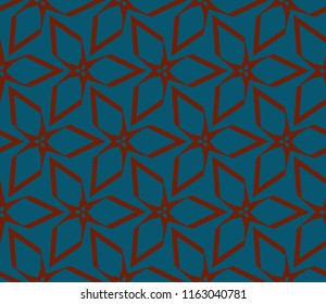 Abstract background with geometric seamless ornament. Vector illustration.