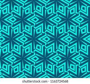 Abstract background with geometric seamless ornament. Vector illustration.
