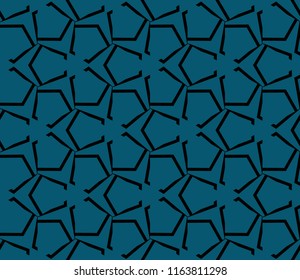 Abstract background with geometric seamless ornament. Vector illustration.