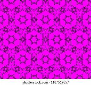 Abstract background with geometric seamless ornament. Vector illustration.