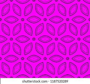 Abstract background with geometric seamless ornament. Vector illustration.