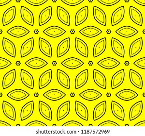 Abstract background with geometric seamless ornament. Vector illustration.