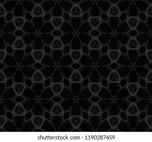 Abstract background with geometric seamless ornament. Vector illustration.