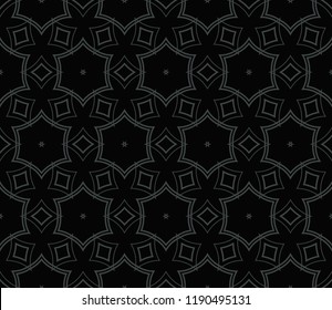 Abstract background with geometric seamless ornament. Vector illustration.