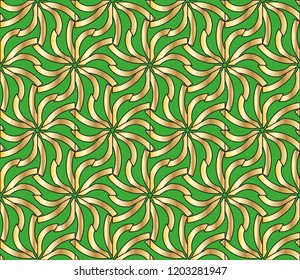 Abstract background with geometric seamless ornament. Vector illustration.