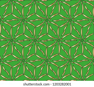 Abstract background with geometric seamless ornament. Vector illustration.