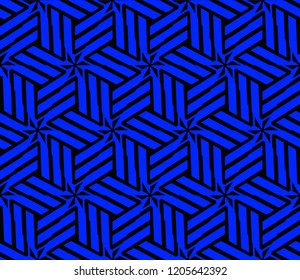 Abstract background with geometric seamless ornament. Vector illustration.