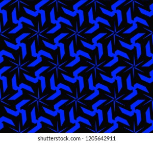 Abstract background with geometric seamless ornament. Vector illustration.