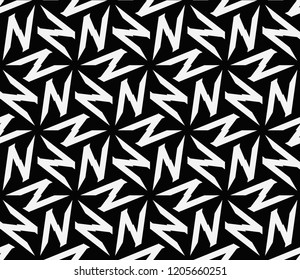 Abstract background with geometric seamless ornament. Vector illustration.