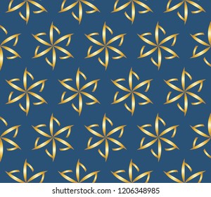 Abstract background with geometric seamless ornament. Vector illustration.