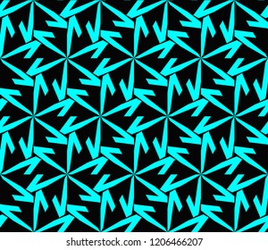 Abstract background with geometric seamless ornament. Vector illustration.