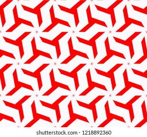 Abstract background with geometric seamless ornament. Vector illustration.