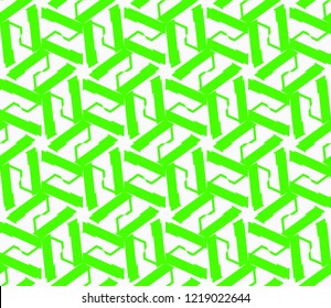 Abstract background with geometric seamless ornament. Vector illustration.