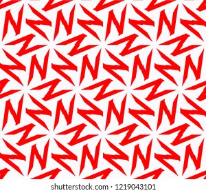 Abstract background with geometric seamless ornament. Vector illustration.
