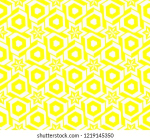 Abstract background with geometric seamless ornament. Vector illustration.