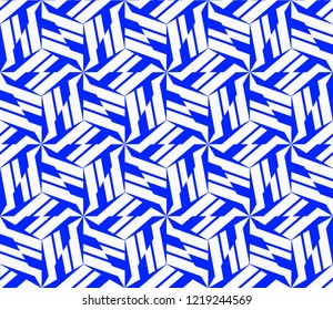 Abstract background with geometric seamless ornament. Vector illustration.