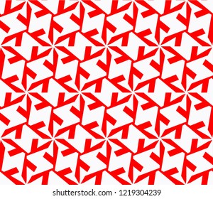 Abstract background with geometric seamless ornament. Vector illustration.