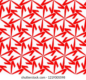 Abstract background with geometric seamless ornament. Vector illustration.