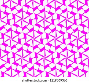 Abstract background with geometric seamless ornament. Vector illustration.