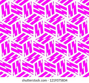 Abstract background with geometric seamless ornament. Vector illustration.