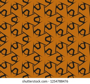 Abstract background with geometric seamless ornament. Vector illustration.