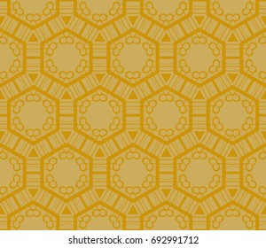Abstract background with geometric seamless ornament. Vector illustration.
