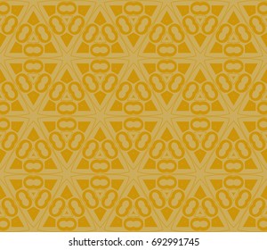 Abstract background with geometric seamless ornament. Vector illustration.