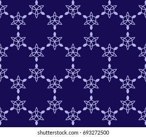 Abstract background with geometric seamless ornament. Vector illustration.