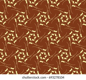 Abstract background with geometric seamless ornament. Vector illustration.