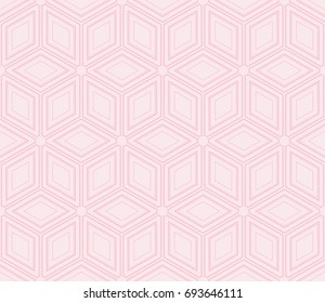 Abstract background with geometric seamless ornament. Vector illustration.