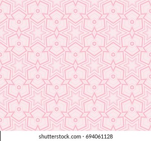 Abstract background with geometric seamless ornament. Vector illustration.