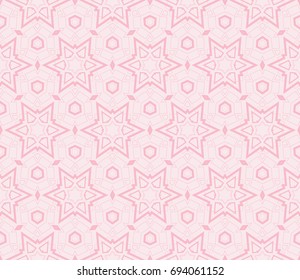 Abstract background with geometric seamless ornament. Vector illustration.