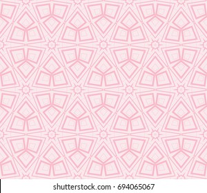 Abstract background with geometric seamless ornament. Vector illustration.