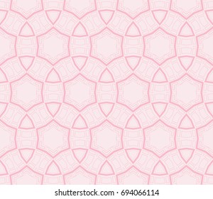 Abstract background with geometric seamless ornament. Vector illustration.